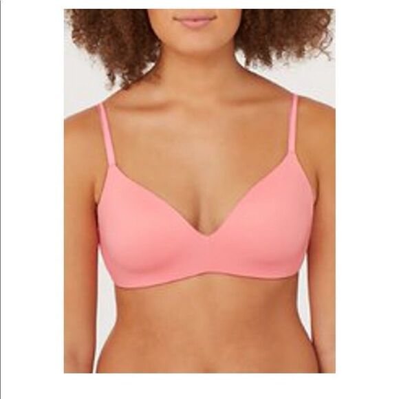 NWT Women’s Pink Wireless Bra - Picture 1 of 4